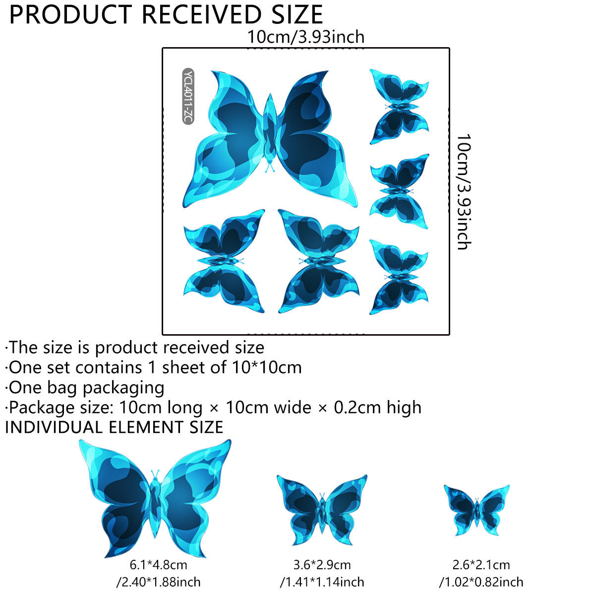 Blue Luminous Butterfly