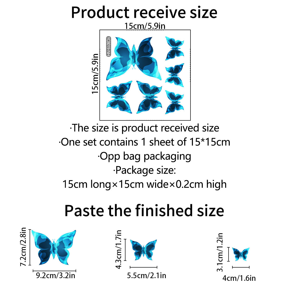 Blue Luminous Butterfly