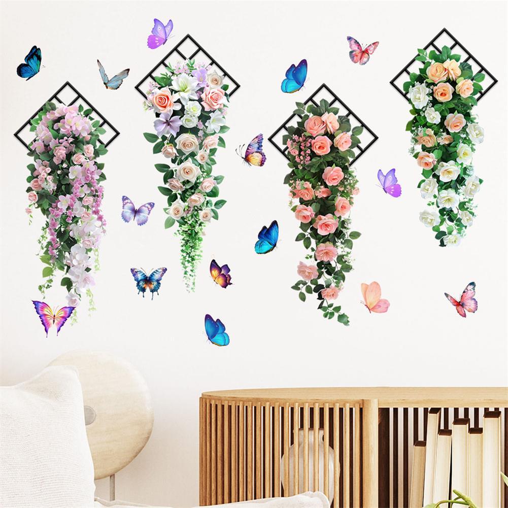 Butterfly flower-vine rose