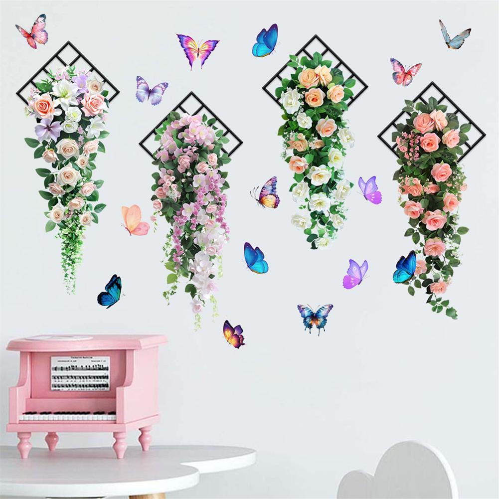 Butterfly flower-vine rose