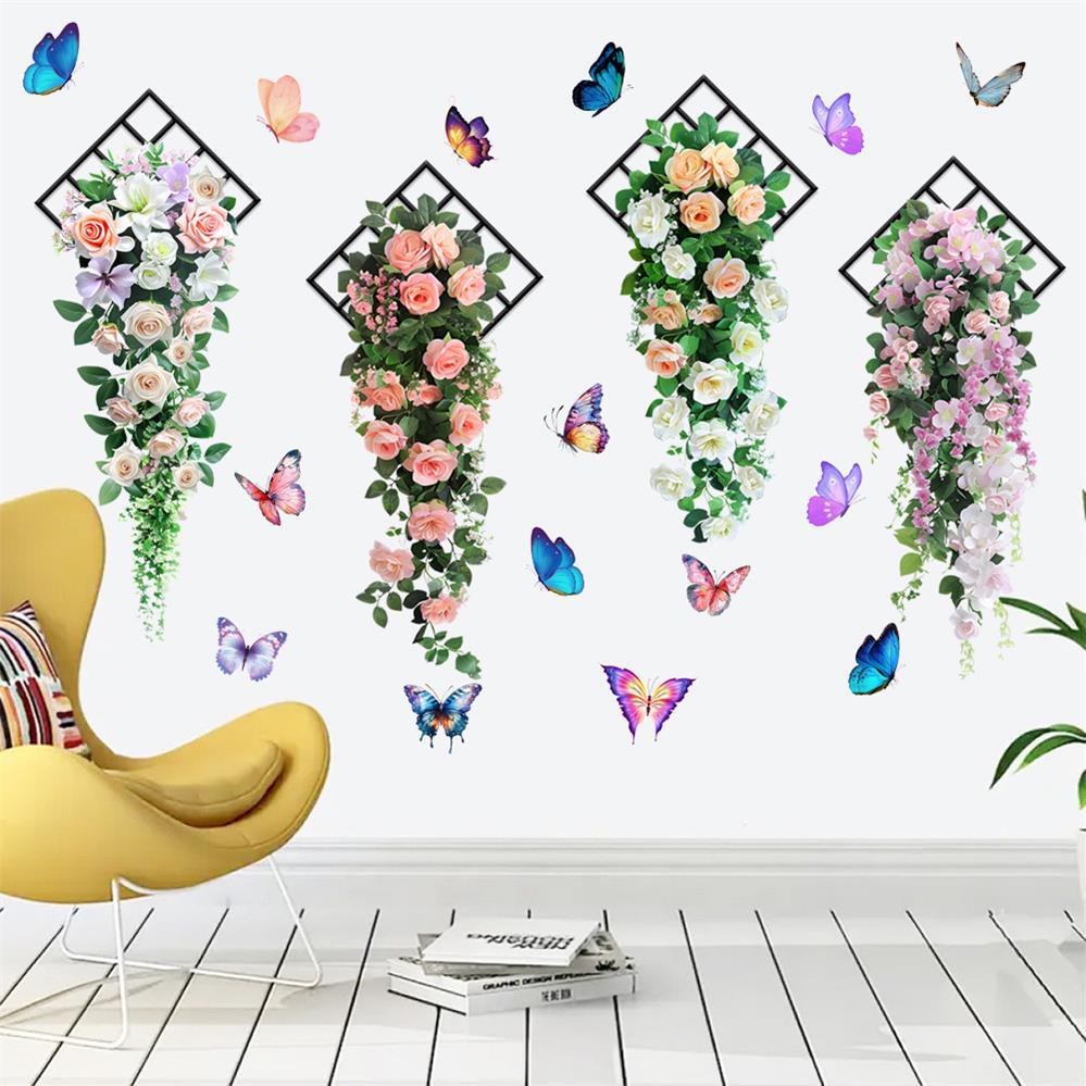 Butterfly flower-vine rose