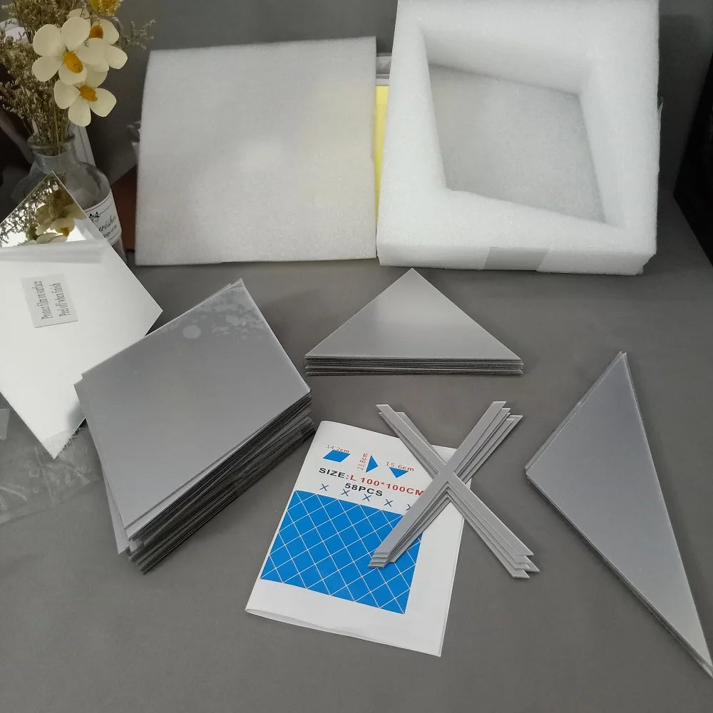 Acrylic Triangles Self-adhesive Diamonds DIY